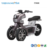 Three Wheel Electric Scooter Itank For Adult With 60V/26Ah Lithium Battery