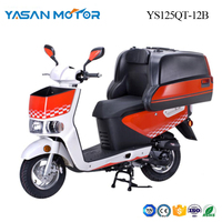 125cc gas scooter with big rear box