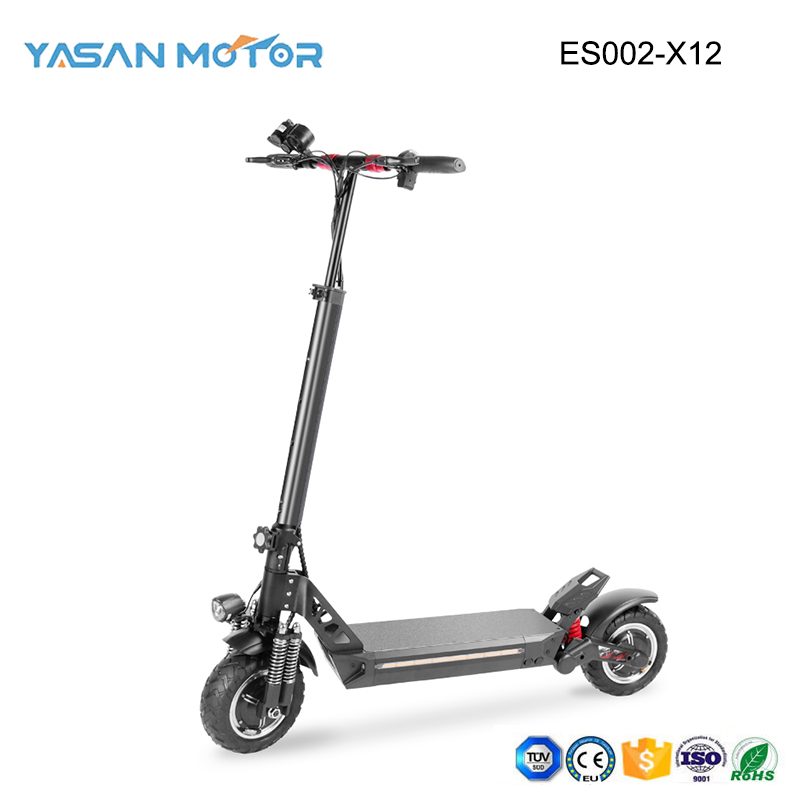 2022 New Patent 1600W *2 4+1 Suspension Folding Alloy eScooter